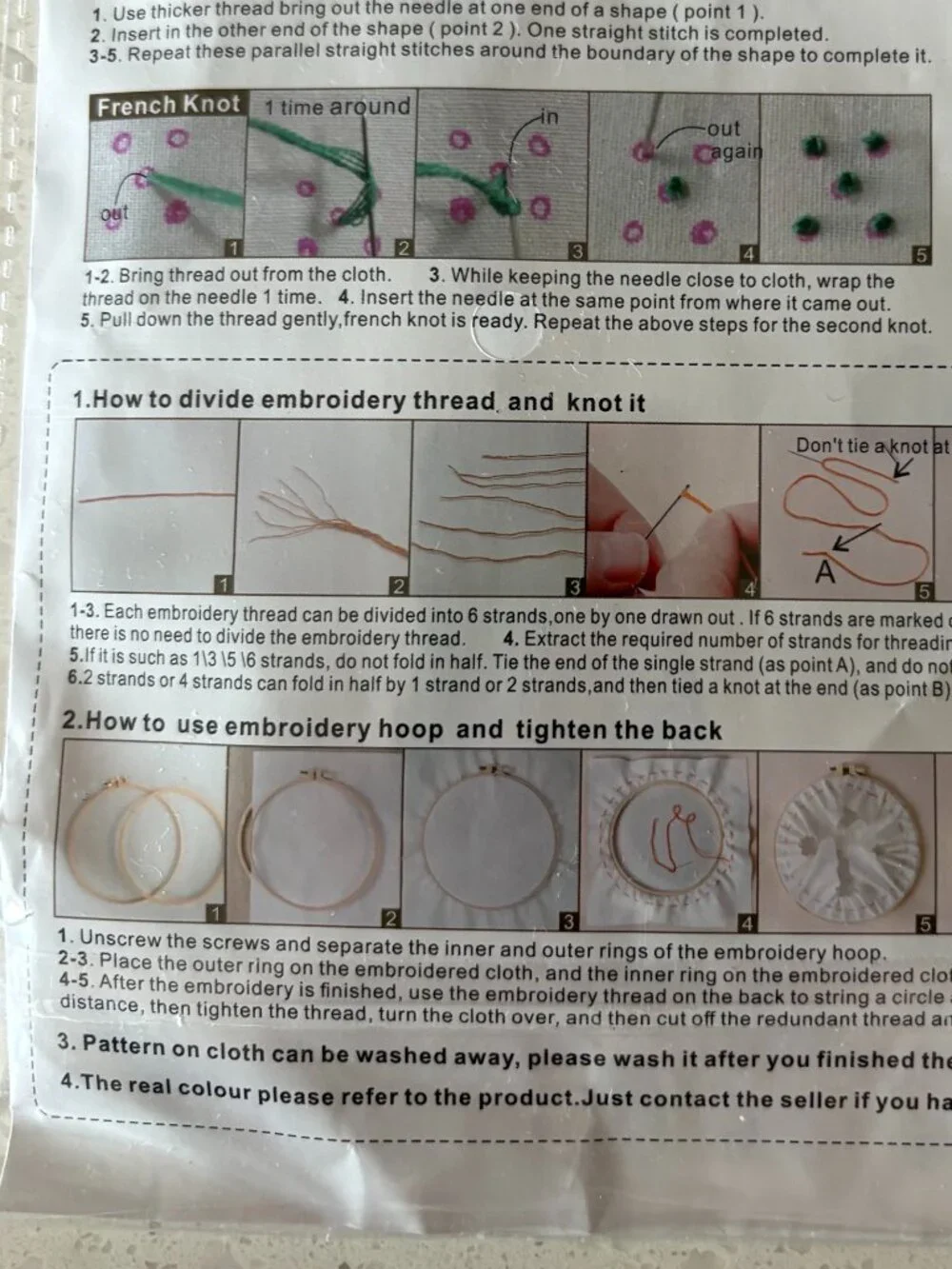Embroidery Kit, Floral